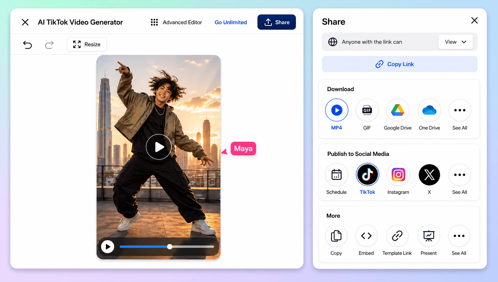 AI TikTok Video Generator – Create Viral Short Form Videos for TikTok. AI TikTok Video Generator – Create Viral Short Form Videos for TikTok.